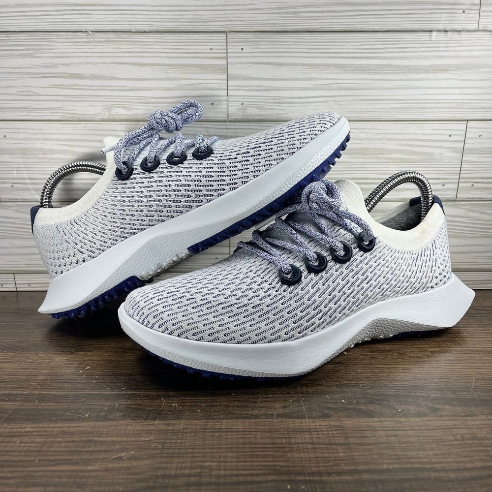 Allbirds Tree Dashers 2 Women's Gray White Shoes - Women's Size 8 - Picture 3 of 9